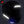 Charger l&#39;image dans la galerie, B-107x20 OBLIK noir - kit sticker de 4 autocollants retro réfléchissants casque moto 3M homologués (vue nuit A)
