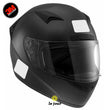 Charger l'image dans la galerie, B-43x43 blanc - kit sticker de 4 autocollants retro réfléchissants casque moto 3M homologués (vue jour A)