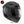 Charger l&#39;image dans la galerie, B-OVAL noir - kit sticker de 4 autocollants retro réfléchissants casque moto 3M homologués (vue jour A)
