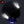 Charger l&#39;image dans la galerie, G-flamingball noir - kit sticker de 4 autocollants retro réfléchissants boule flammes casque moto 3M homologués (vue nuit A)
