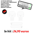 Charger l'image dans la galerie, G-SKULL PUNISH2 blanc