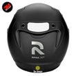 Charger l'image dans la galerie, S-HJC rpha 10 plus blanc - kit sticker de 4 autocollants retro réfléchissants casque moto 3M homologués (vue jour B)