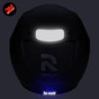 Charger l'image dans la galerie, S-HJC rpha 10 plus noir - kit sticker de 4 autocollants retro réfléchissants casque moto 3M homologués (vue nuit B)