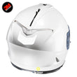 Charger l'image dans la galerie, S-HJC is17 blanc - kit sticker de 4 autocollants retro réfléchissants casque moto HJC IS17 3M homologués (vue jour B)