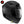 Charger l&#39;image dans la galerie, B-43x43 noir - kit sticker de 4 autocollants retro réfléchissants casque moto 3M homologués (vue jour A)
