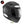 Charger l&#39;image dans la galerie, B-OVAL blanc - kit sticker de 4 autocollants retro réfléchissants casque moto 3M homologués (vue jour A)
