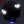 Charger l&#39;image dans la galerie, G-heart1 noir - kit sticker de 4 autocollants retro réfléchissants cœur casque moto 3M homologués (vue nuit A)

