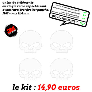 G-SKULL HD1 blanc