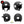 Charger l&#39;image dans la galerie, G-skullHD2 blanc - kit sticker de 4 autocollants retro réfléchissants crane tete de mort biker harley davidson bar end shield casque moto 3M homologués (vue jour B)
