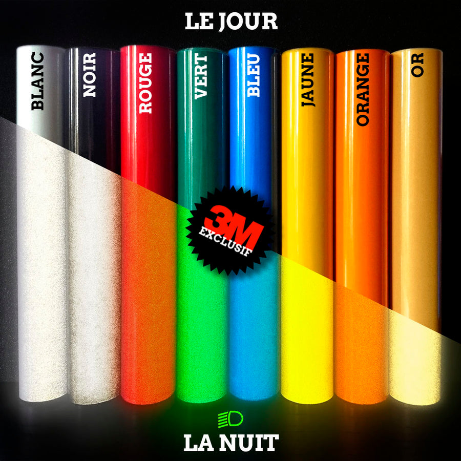 Reflecto Stick On – Lot 14 Stickers Réfléchissants Métalliques Mat, Pour Vêtements, Sacs, Poussette, Casque, Jogging – Visibilité Nuit