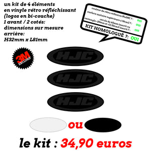 S-HJC 3 LOGOS sur mesure