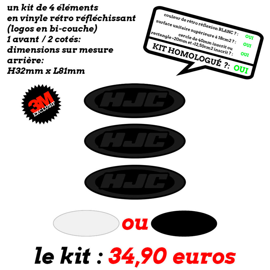 S-HJC 3 LOGOS sur mesure