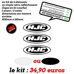 S-HJC 3 LOGOS sur mesure