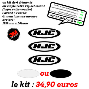 S-HJC 3 LOGOS sur mesure