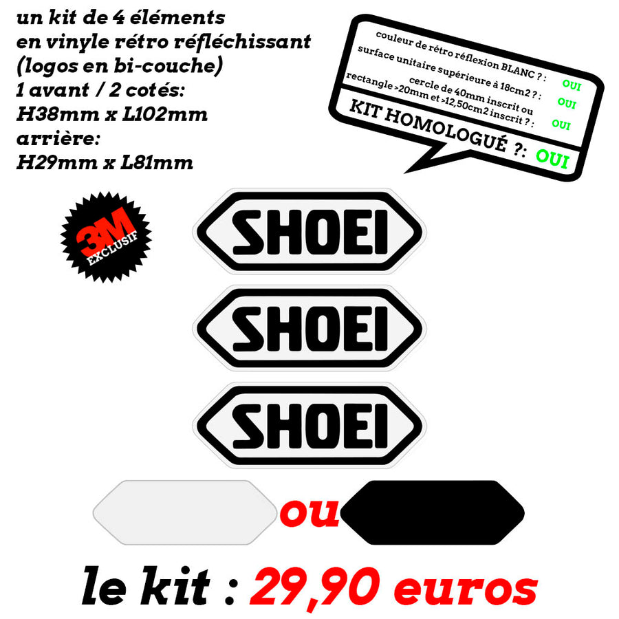 S-SHOEI 3 LOGOS standard