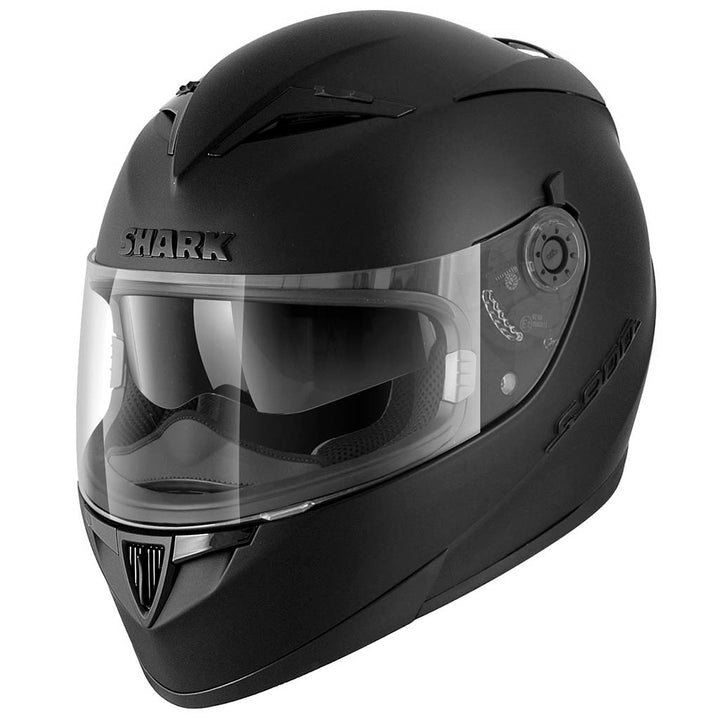 S-SHARK S900 noir - kit sticker de 4 autocollants retro réfléchissants casque moto 3M homologués (vue jour A)