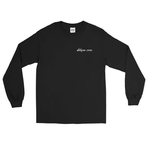 tshirt moto manches longues noir stikare.com logo avant poitrine et casque ailé arrière milieu dos (posé à plat)